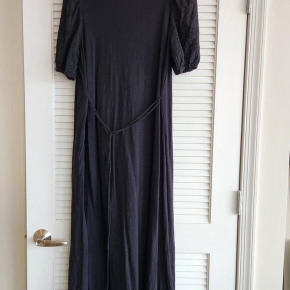 Boden Broderie Mix Jersey Midi Dress - Picture 7 of 12